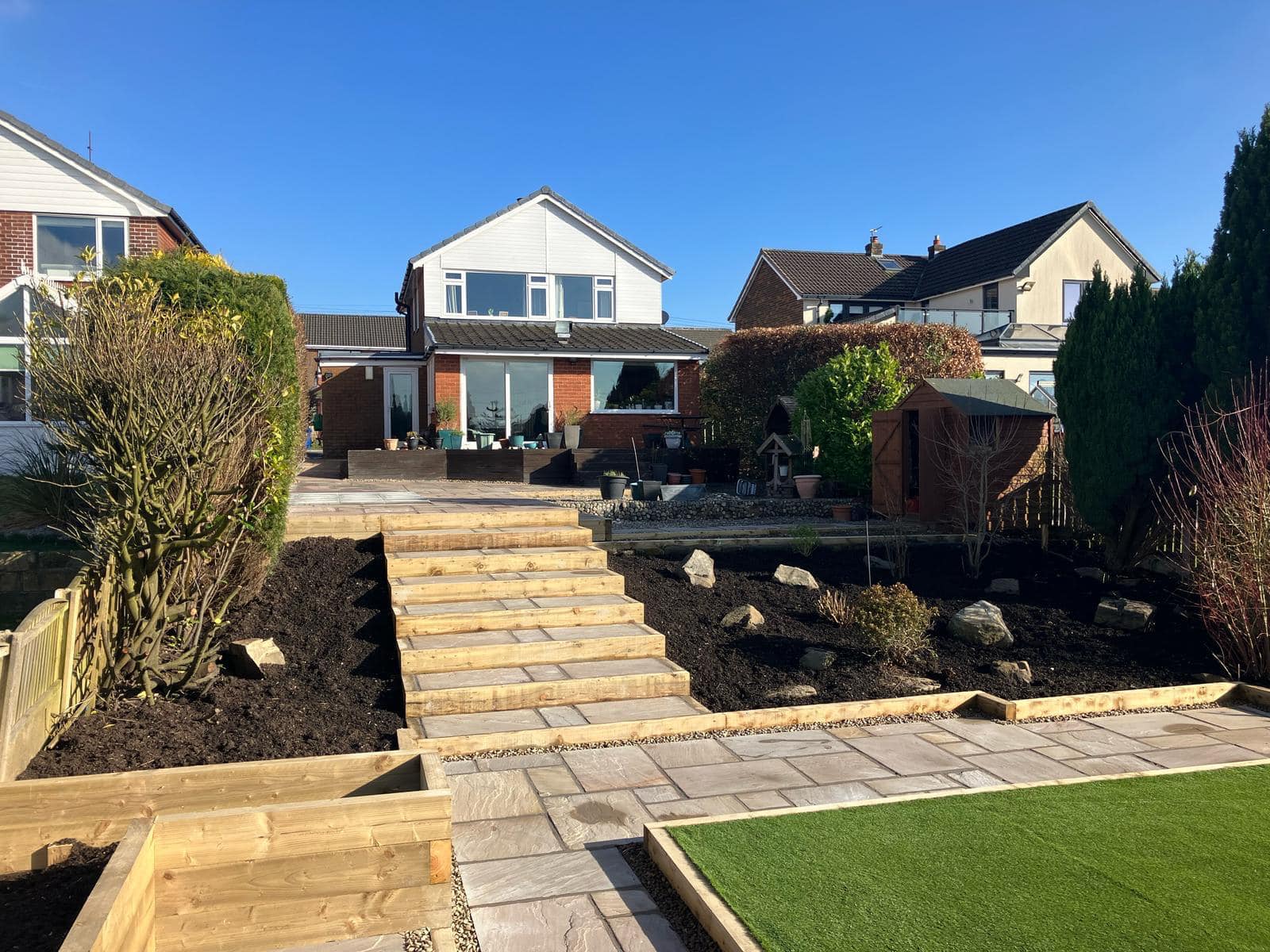 landscaping in Bolton